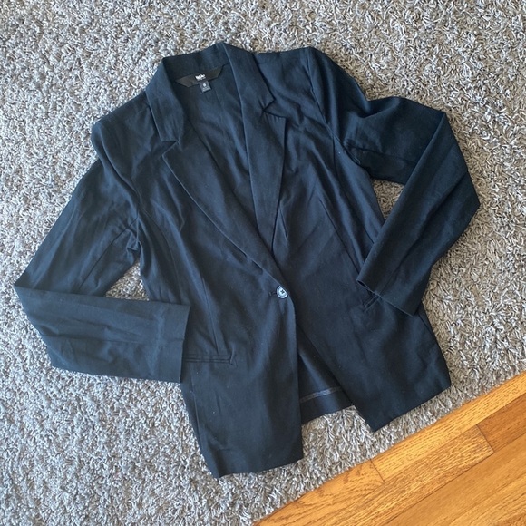 Mossimo Black Blazer Size 8 - Picture 1 of 11